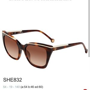 Authentic Carolina Herrera sunglasses tortoise